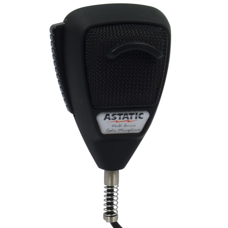 Astatic 636l Noise Canceling 4 Pin Cb Microphone Rubberized Black