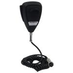 Noise Cancelling 4-Pin CB Microphone, Rubberized Black