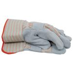 Split Cowhide Leather Palm Gloves, Large