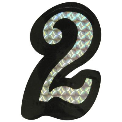 2 Prism Style Adhesive Number