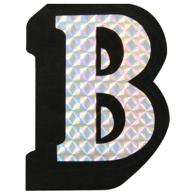 B Prism Style Adhesive Letter