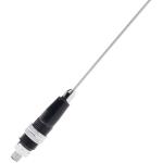 3' Tunable Stainless Steel CB Antenna Whip, 50W