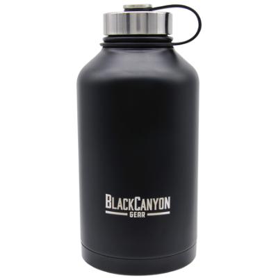 64oz. Water Bottle with Twist Lid, Black