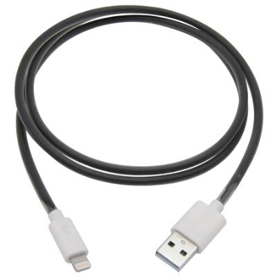 3' Lightning® to USB Charge and Sync Foam Cable, Black