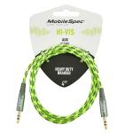 Hi-Vis 4ft AUX Cable, Yellow Hi-Vis 4ft AUX Cable, Yellow