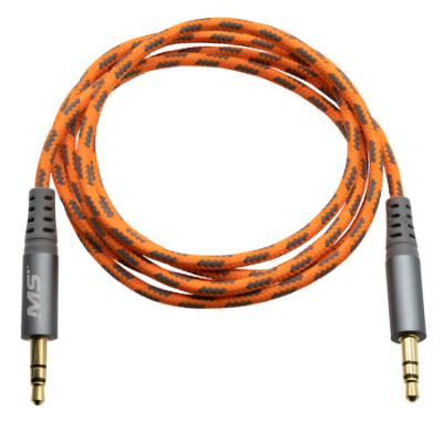 Hi-Vis 4ft AUX Cable, Orange