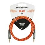 Hi-Vis 4ft AUX Cable, Orange Hi-Vis 4ft AUX Cable, Orange