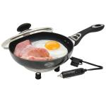 12-Volt Portable Frying Pan with Non-Stick Surface
