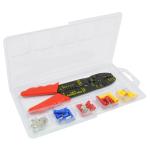 44-Piece Wire Terminal Kit with Wire Cutting/Crimping Tool