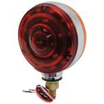 LED 4 Double-Face Stop/Turn Light Assembly, Red/Amber Bulk