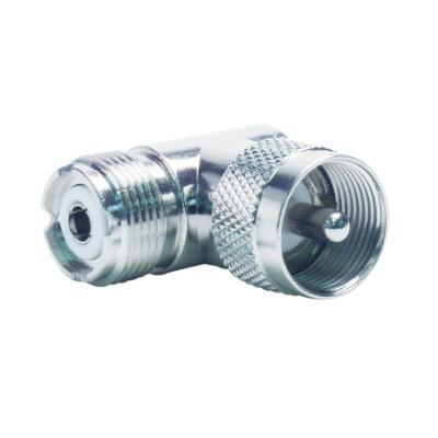 90 Degree L Connector, PL-259 to SO-239